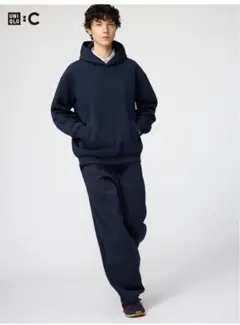 ユニクロ　ユニクロシー　UNIQLO UNIQLOCスウェットワイドパンツ