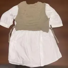 COLZA 重ね着風 チュニック　Ｓ