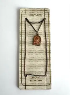 ヴィンテージメダイ　フランスメダイネックレス　デッドストック　蚤の市　マリアさま