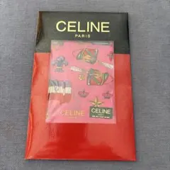 CELINE ピンク ハンカチ 綿100% 未開封
