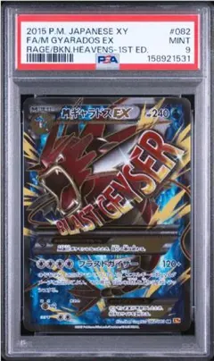 PSA10】ギャラドスEX UR XY9 破天の怒り 089 1ed - メルカリ