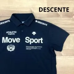デサント　DESCENTE ポロシャツ　M 黒　Move Sport