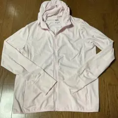 UNIQLO AIRism UVカット フルジップパーカー ピンク XL