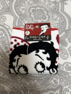 新品未使用　ベティ・ブープ タオルハンカチ　綿100% ミニハンカチ
