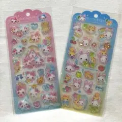 ドロップジェリーシール フワフワらびちゃん まじかるみゅーちゃん《２点セット》