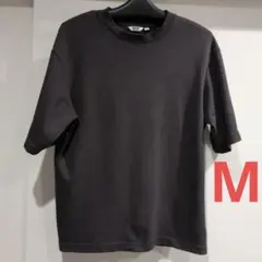UNIQLO エアリズム コットンオーバーサイズTシャツ ブラウン Mサイズ