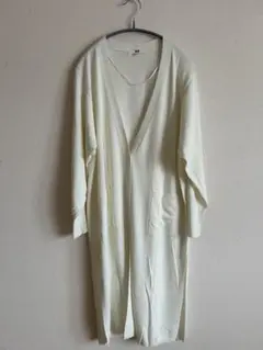UNIQLO アイボリー ロングカーディガン XL