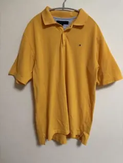TOMMY HILFIGER GOLF ポロシャツ L イエロー