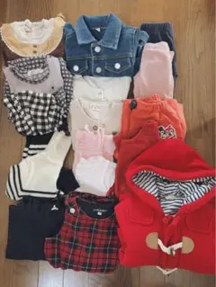 90 95 女の子　まとめ売り　秋冬　１６点セット