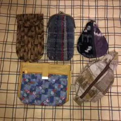 ハンドメイド ポーチ 5点セット