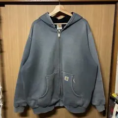 00s carhartt サーマル ジップパーカー ボロ フェード ペンキ - メルカリ