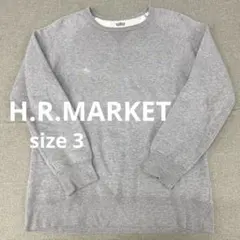 i6＊ ハリウッドランチマーケット メンズ V字ガゼット スウェット サイズ3