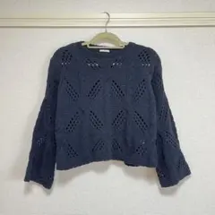 期間限定価格！　GU クロシェセーター