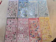 ボンボンドロップシール　サンリオ文字　8枚セット　コンプリート