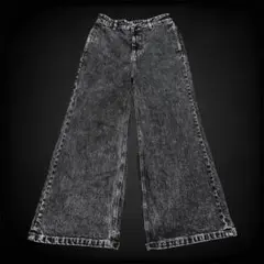 00s black flare jeans archive denim デニム