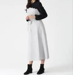 MISCH MASCH 2025秋冬新作 ビスチェ風ツイードドッキングワンピース