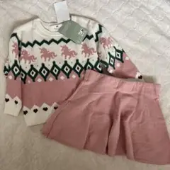 新品タグ付き　H&M セットアップ　長袖　スカート