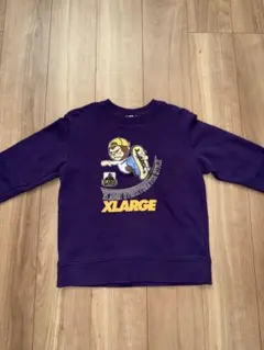 XLARGE 紫 トレーナー 140のサムネイル
