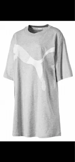 PUMA Tシャツ　ライトグレー　Lサイズ