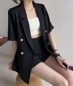 Heather ツイードライクジャケット