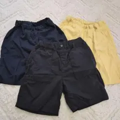 UNIQLO MUJI キッズ ハーフパンツ 3点セット 130