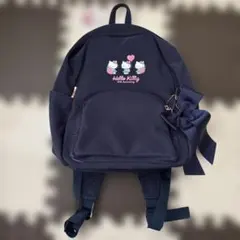 【新品】サンリオ　キティ　５０周年　限定　リュック　ネイビー　バックパック