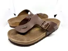 BIRKENSTOCK ギゼ ビッグバックル パテントチョコ ビルケン BIRKENSTOCK ギゼ ビッグバックル パテントチョコ ビルケン - メルカリ