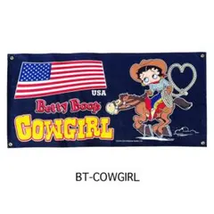 送料込み　DENIM BANNERバナー　BETTY BOOP ベティー　No１
