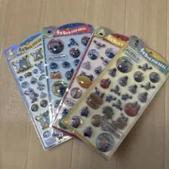 【正規品】うるちゅるポップシール　パペットスンスン　4枚セット