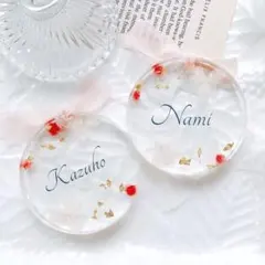 レジン　席札　結婚式　ネームプレート1枚400円