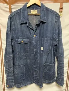 ⭐️新品同様⭐️デニムアンドサプライ　カバーオール　ビンテージ加工　ラルフローレン DENIM&SUPPLY デニム カバーオール USED加工 デニムアンドサプライ