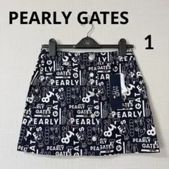 PEARLY GATES パーリーゲイツ 総柄 ストレッチ ミニスカート 1