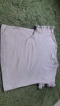 ZARA フリル袖 Tシャツ ライトパープルのサムネイル