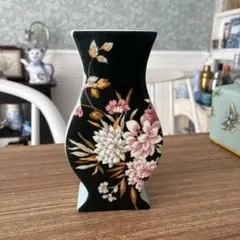 花柄 陶器製 シノワズリフラワーベース 花瓶のサムネイル