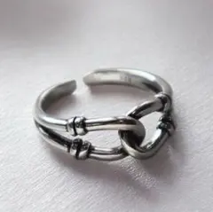 シルバーリング 指輪 メキシカンジュエリー サイズ調整可能 S925