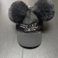 ディズニーリゾート　ミッキーファンキャップキーホルダー ぽんぽんキャップ