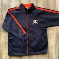 Champion チャンピオン キッズ ジャージ ネイビー オレンジ 140