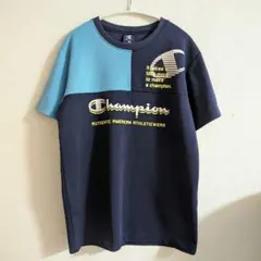 160cm　Champion キッズ 半袖Tシャツ ネイビーのサムネイル