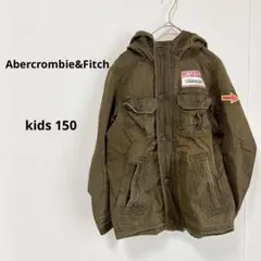 Abercrombie&Fitch ミリタリージャケット　F カーキ　キッズのサムネイル