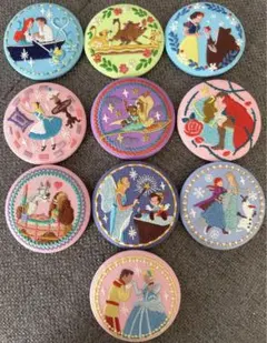 【未使用新品】ディズニー　刺繍　缶バッチ