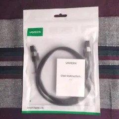 UGREEN LANケーブル CAT8 ブラック １ｍのサムネイル