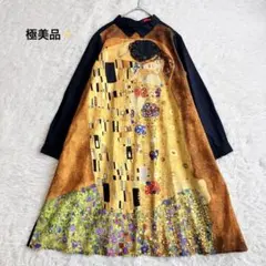 人気 グラニフ クリムト 限定コラボ シャツワンピース 接吻 The kiss
