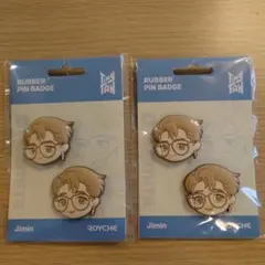 【公式】TinyTAN ラバーピンバッジ　Jimin 2個セット