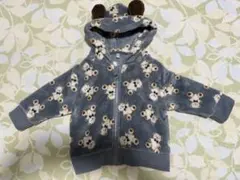 クマ柄フード付きパーカー 90cm