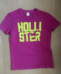 美品❗️Hollister 半袖 Tシャツ ピンク Lサイズのサムネイル