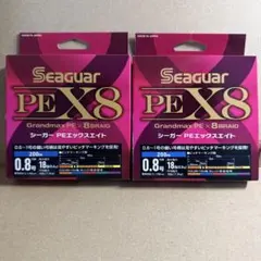 シーガー PE X8 0.8号 200ｍ 18lb 2個セット No942のサムネイル