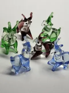 ガラス細工 置物