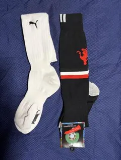 ジュニア用サッカーソックス2足