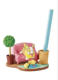 ⑤ワンパチ　リラクシングホーム　ポケモン　デスクトップフィギュア