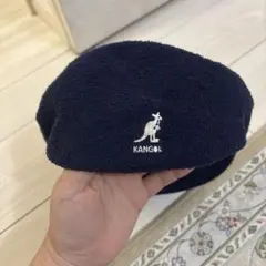 KANGOL ネイビー ハンチング帽子